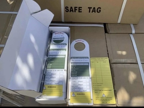 Scaffold tags 100 - holders, 200