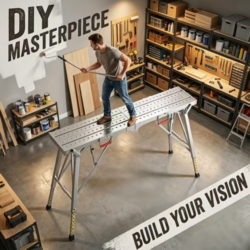Portable foldable workbench - foldable,