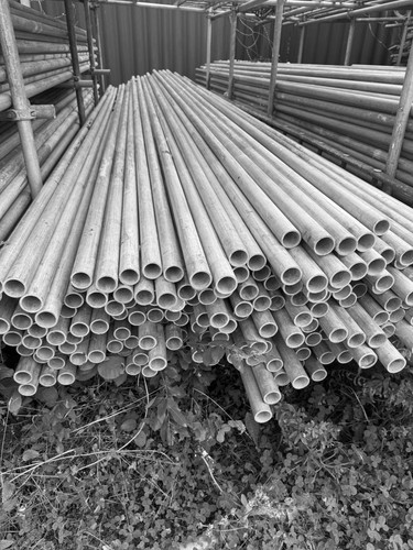 Scaffolding tube and boards