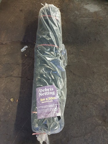 Black debris netting 50m - netting, 3m