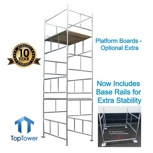 Scaffold tower x 4 - 6.3m, 6