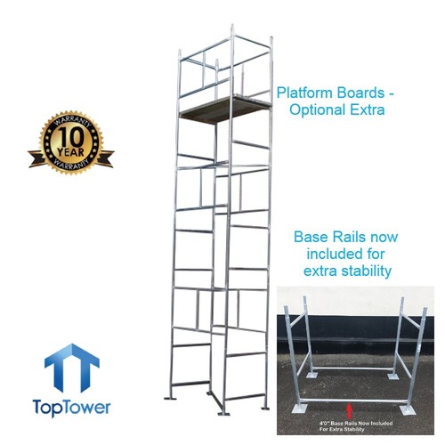 Scaffold tower 4x2ft 6in - scaffold, 6.3m