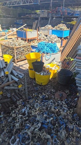 Mixed scaffolding tube and - mixed,