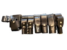 8 Pc SCAFFOLDING Black LEATHER
