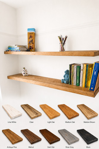 Rustic floating shelves - floating,