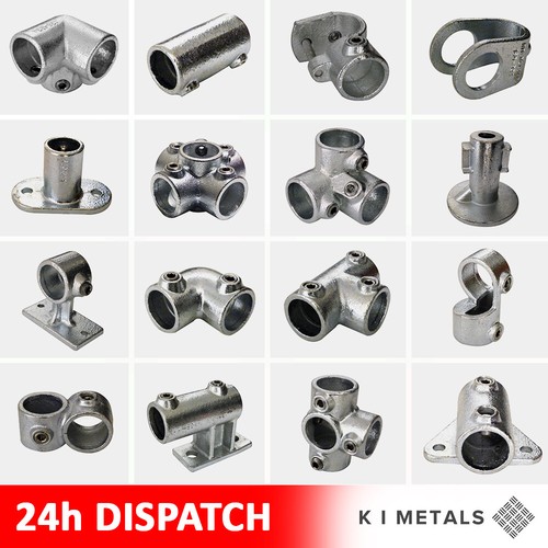 Galvanised key clamp - clamp, handrail
