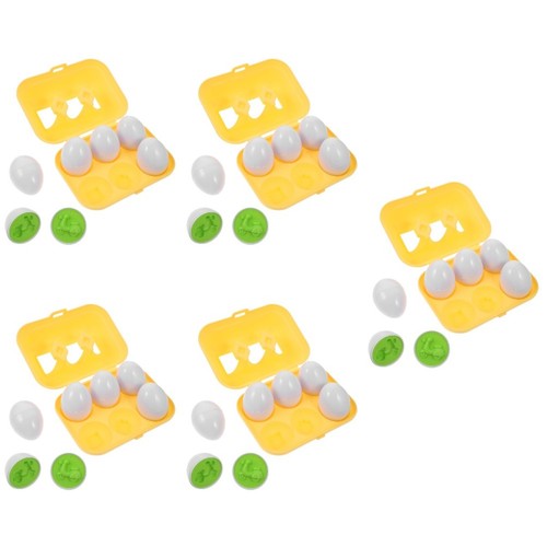 Plastic matching eggs - matching,
